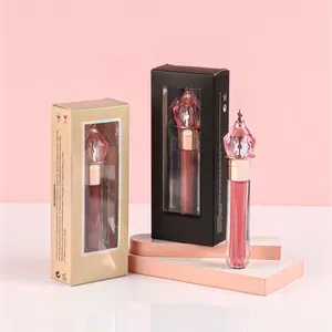 Flavored Lip Gloss Set with Glitter Diamond High Shine Lipgloss